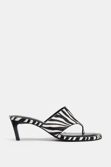 SANDALIA ESTAMPADO ANIMAL PIEL - Multicolor de Zara