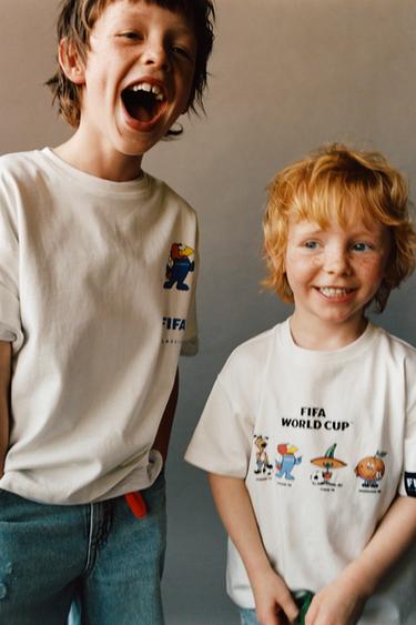 FIFA CLASSICS PRINTED T-SHIRT - FIFA WORLD CUP ™ 1998 - White by Zara