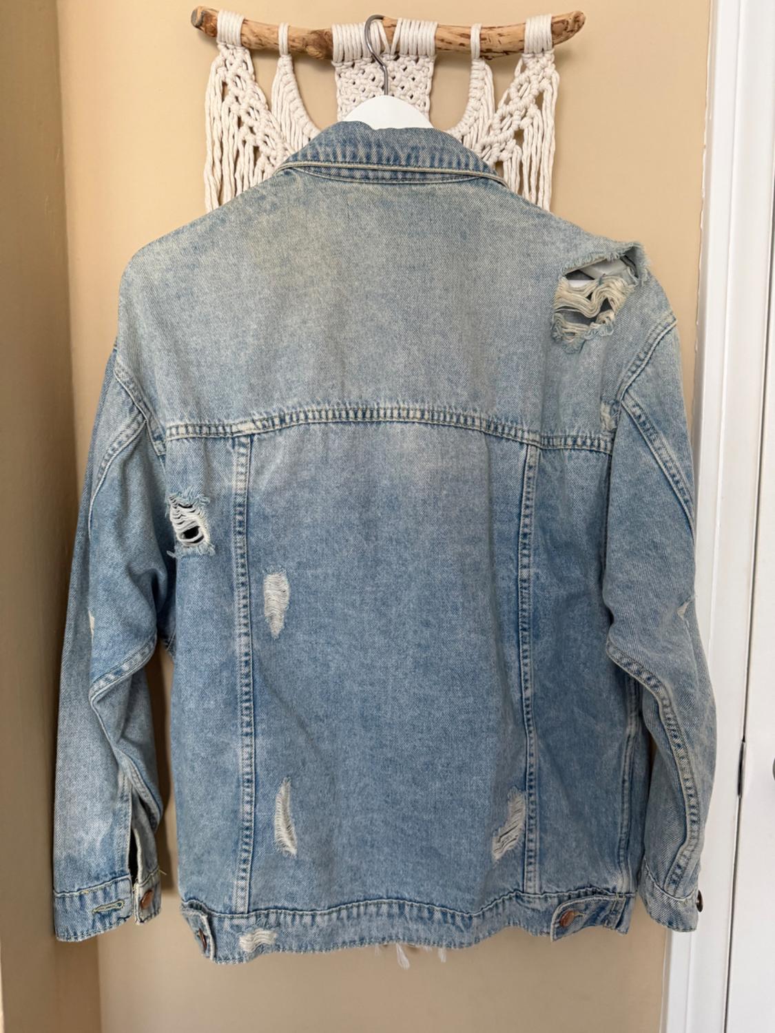OVERSIZE DENIM JACKET Z1975 - Image 2