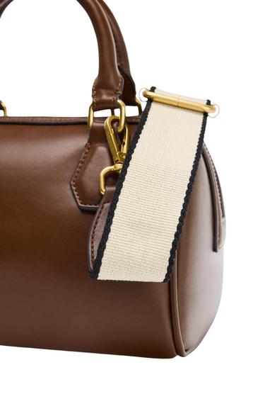 Zara CITY BAG - Dark tan