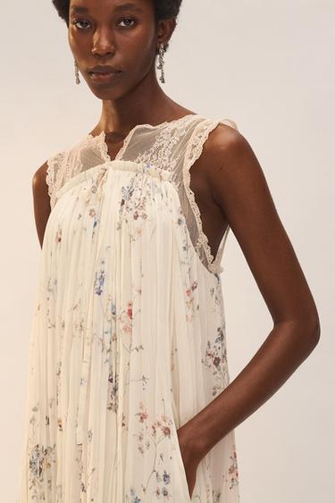 LIMITED EDITION COMBINED LACE DRESS - Printed by Zara - Image 2