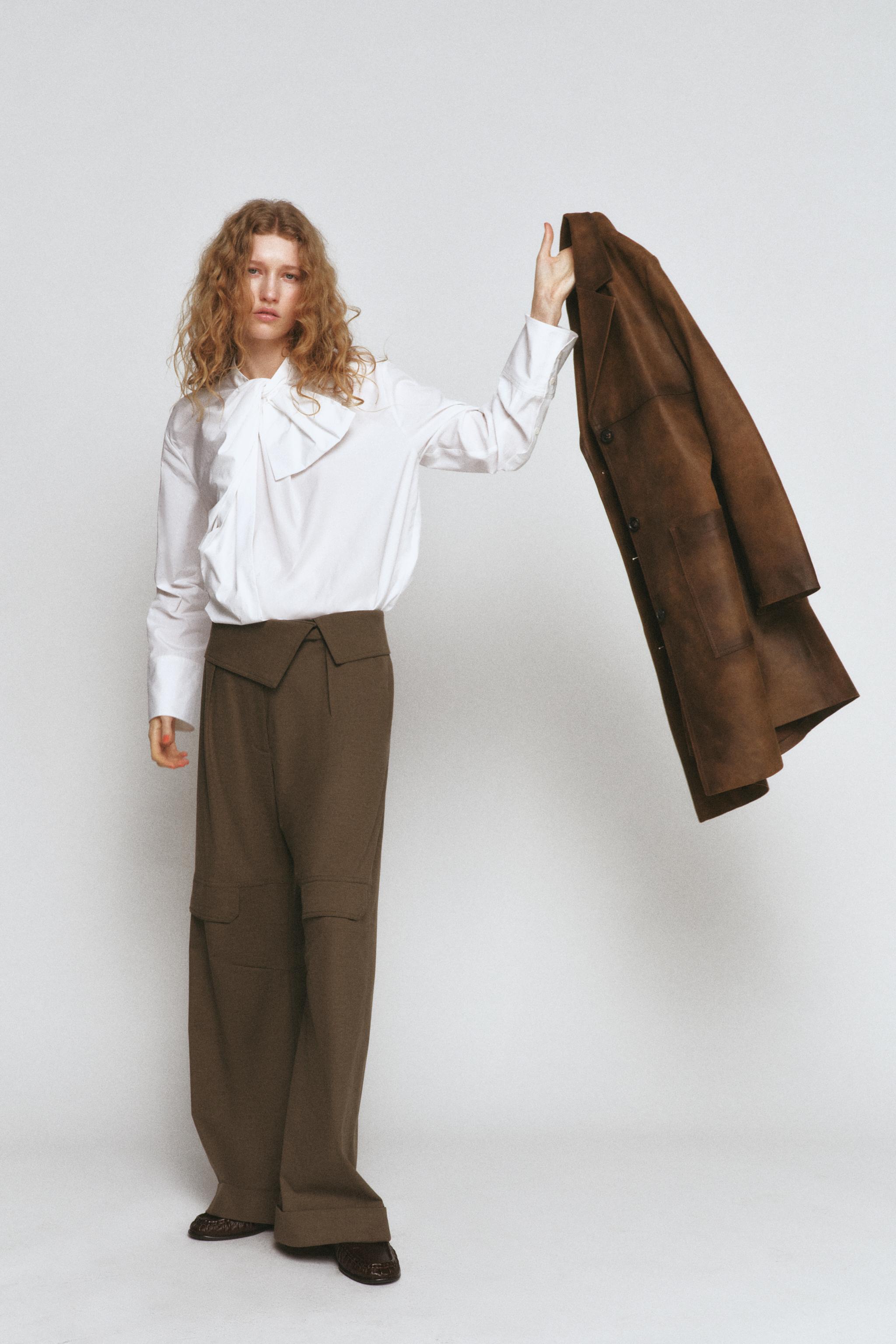 100% LEATHER COAT ZW COLLECTION LIMITED EDITION