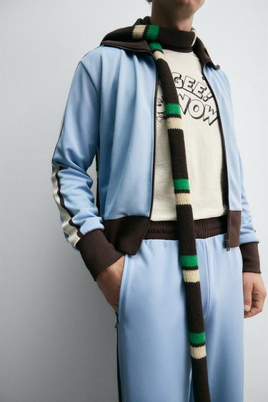 CONTRAST JOGGER TROUSERS HARRY LAMBERT FOR ZARA X DISNEY - Sky blue by Zara - Image 4