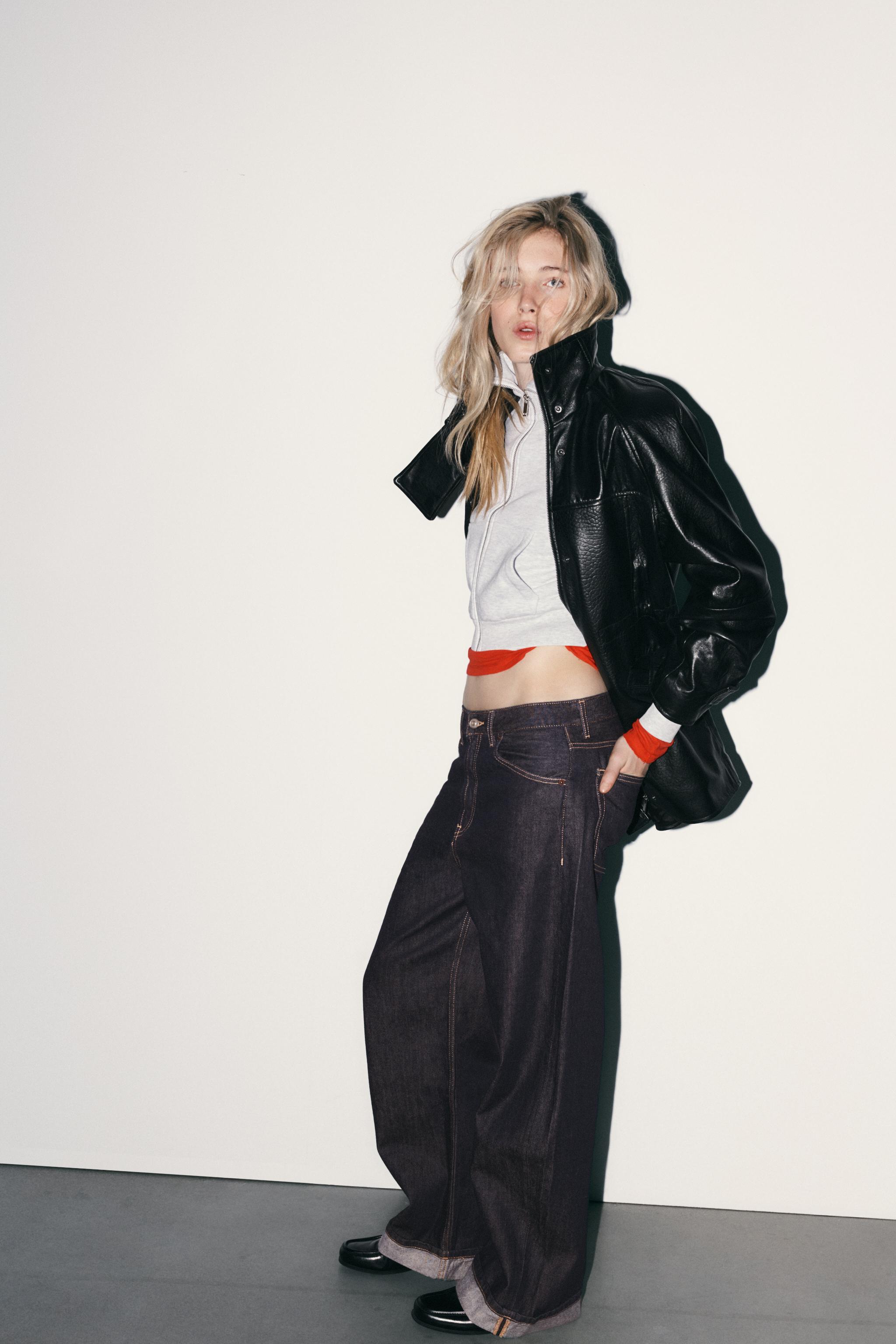 JEAN TRF BAGGY FOLDED TAILLE MI-HAUTE