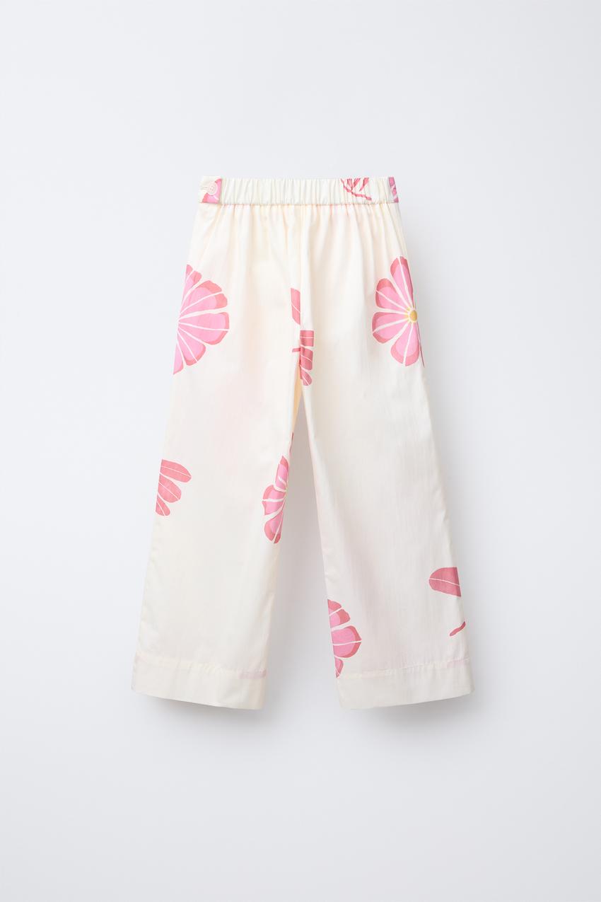 FLORAL STRAIGHT LEG PANTS