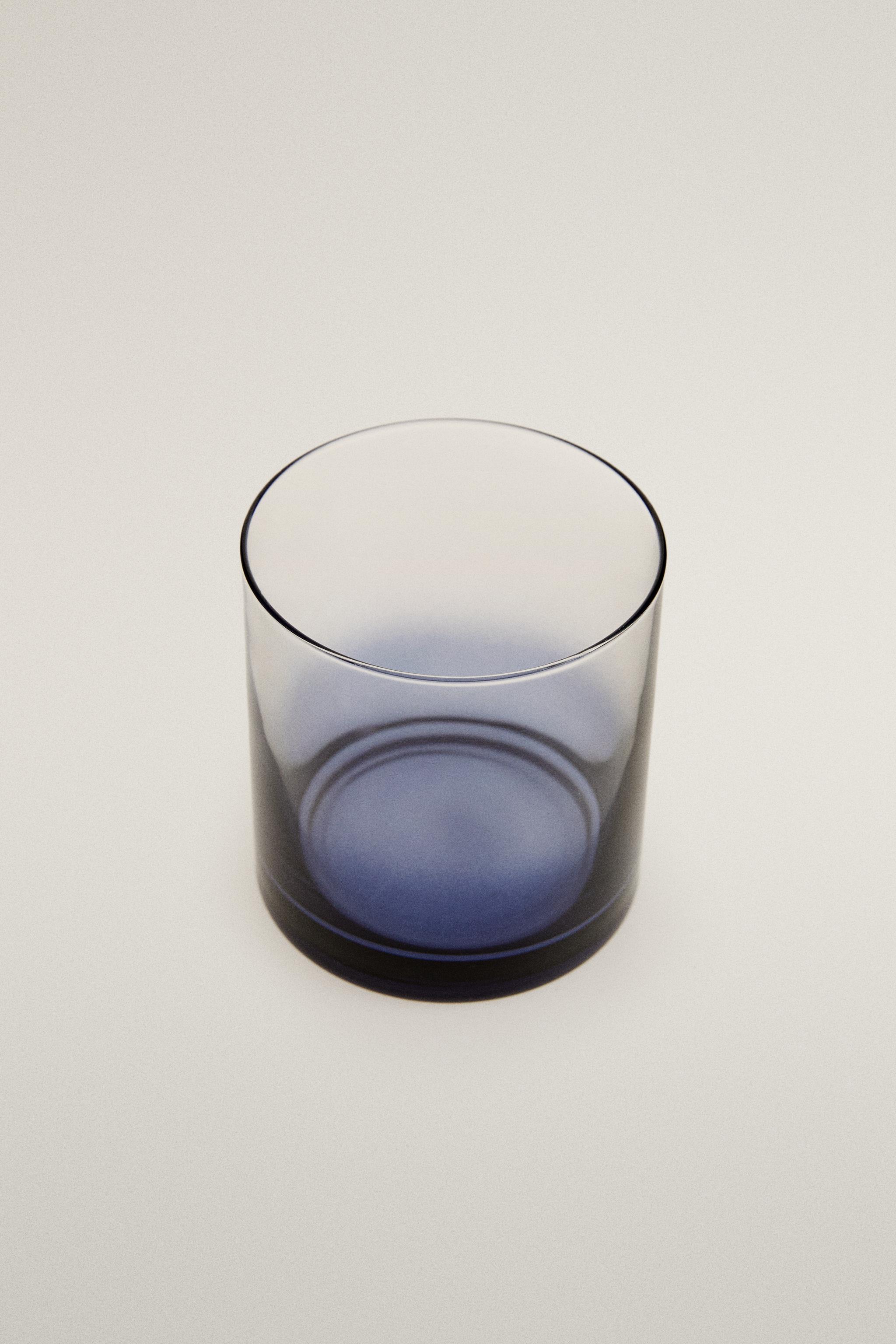 OMBRÉ GLASS TUMBLER — Blues