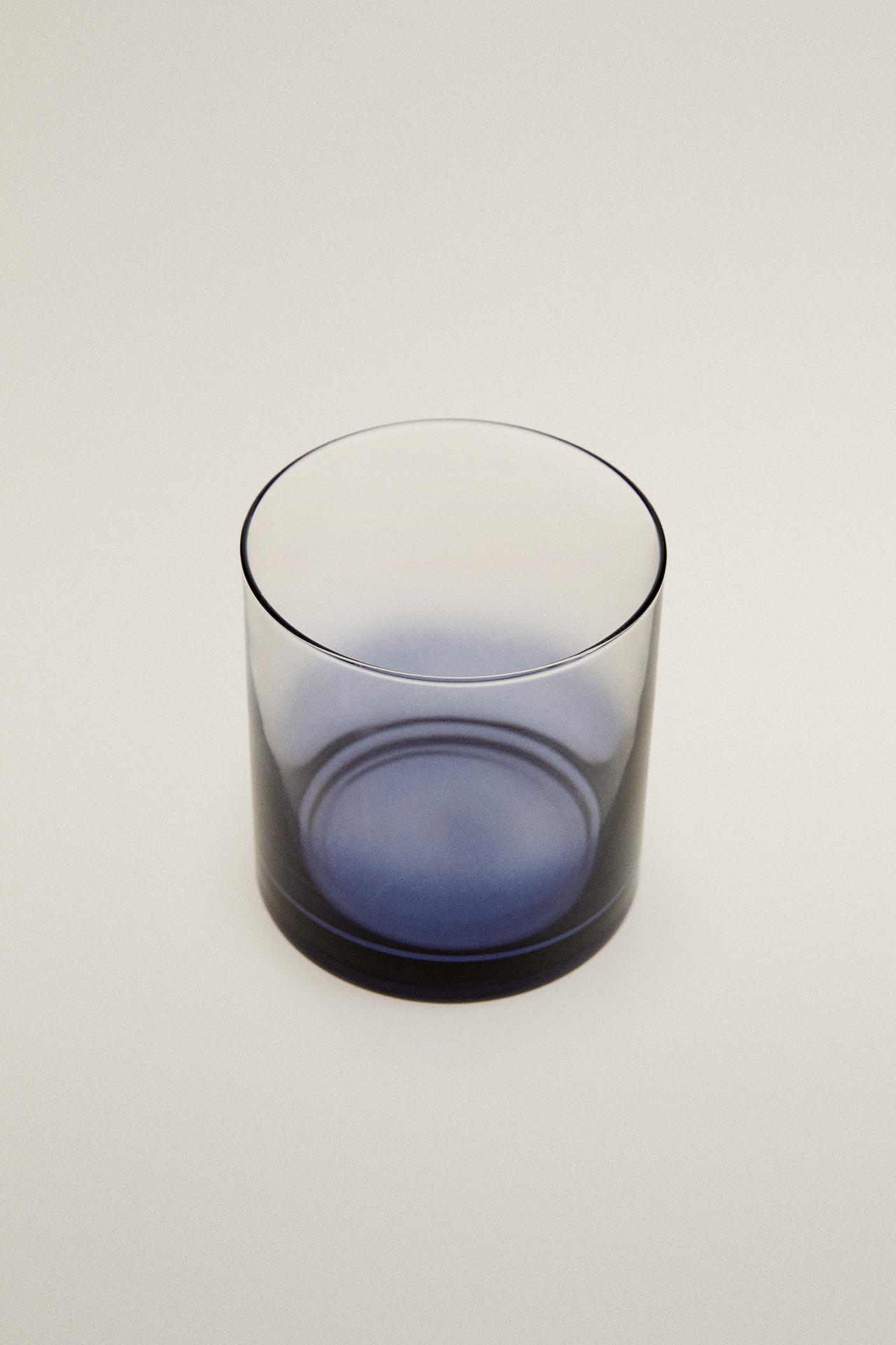OMBRÉ GLASS TUMBLER — Blues