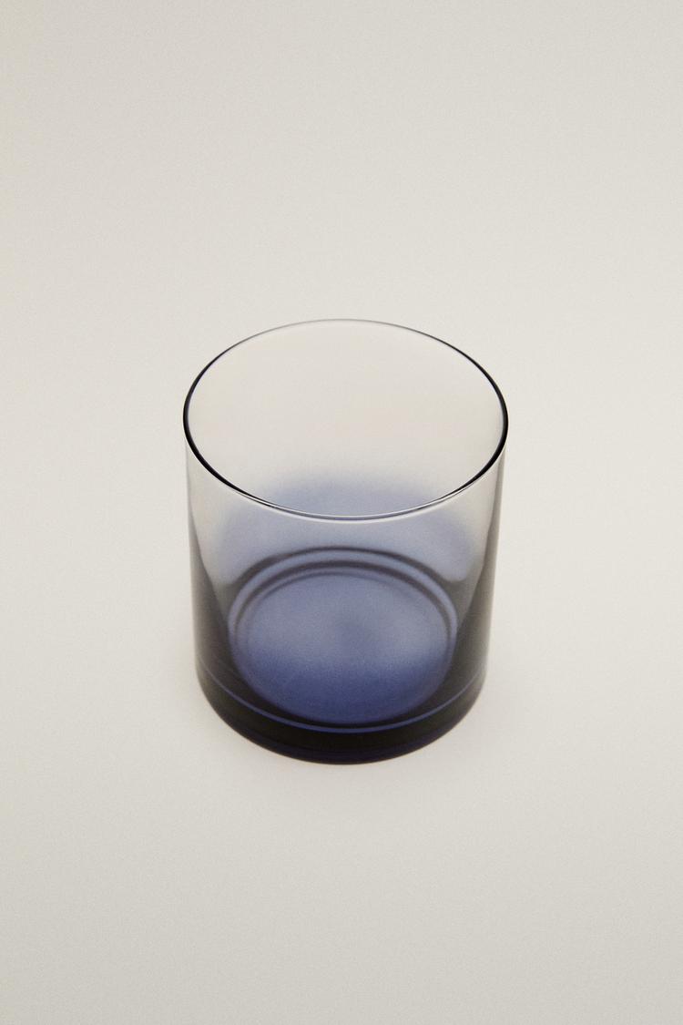 OMBRÉ GLASS TUMBLER — Blues