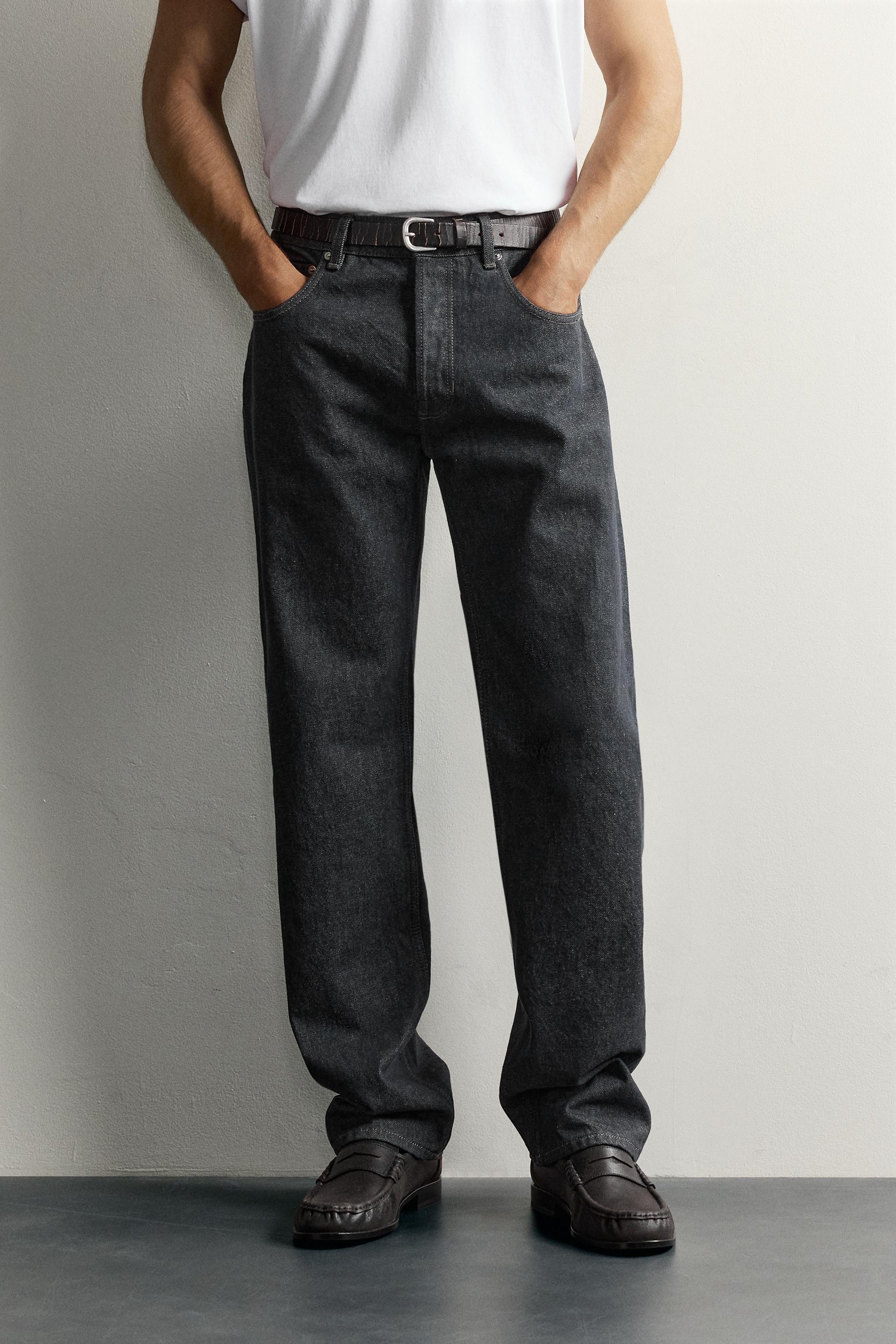 Zara DÜŞÜK BEL STRAIGHT FIT JEAN görsel 2
