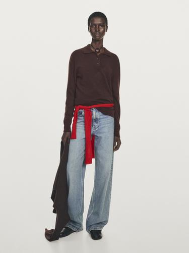 Zara 100% cashmere knit polo sweater - various