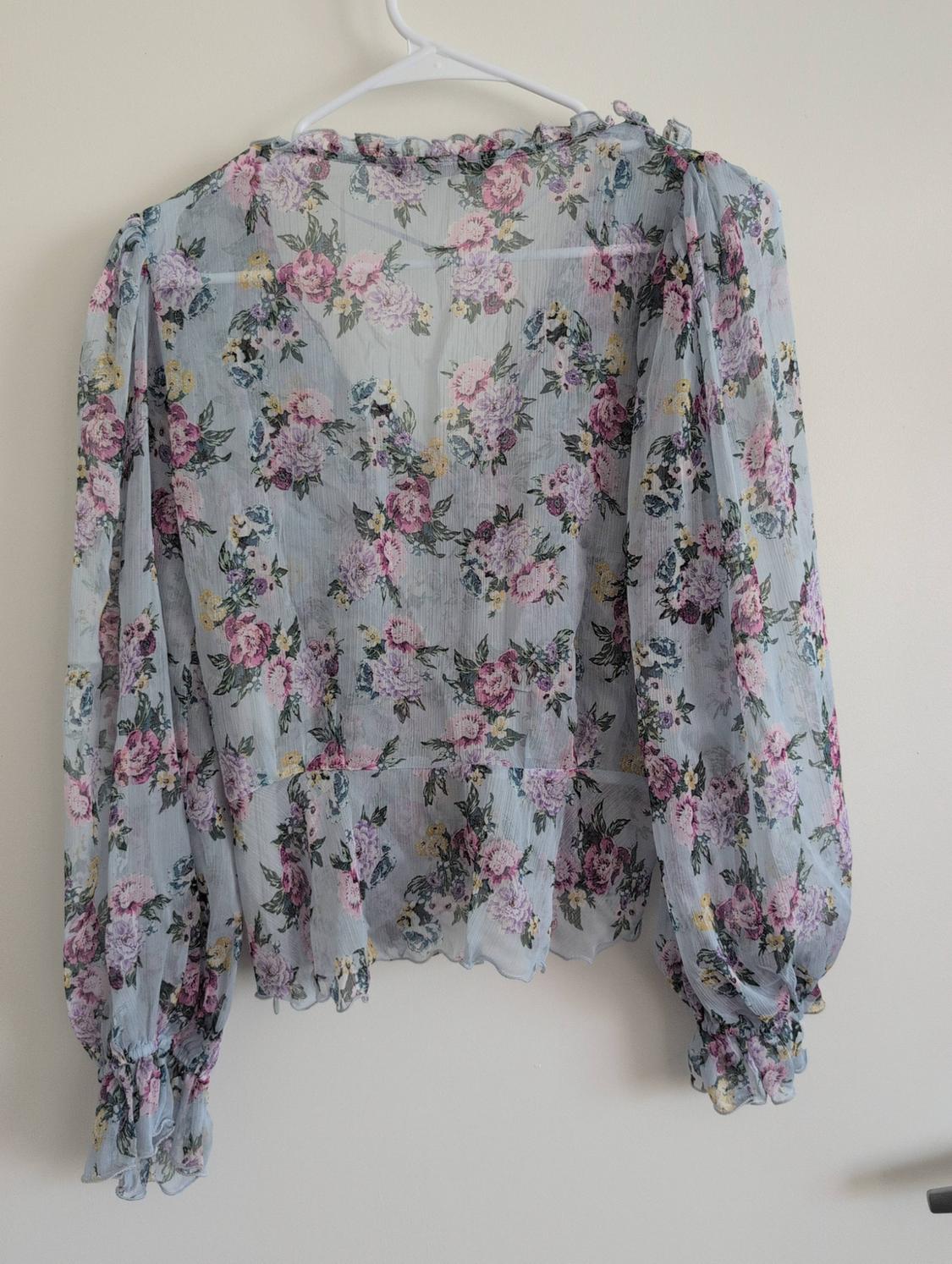 FLORAL BLOUSE - Image 6