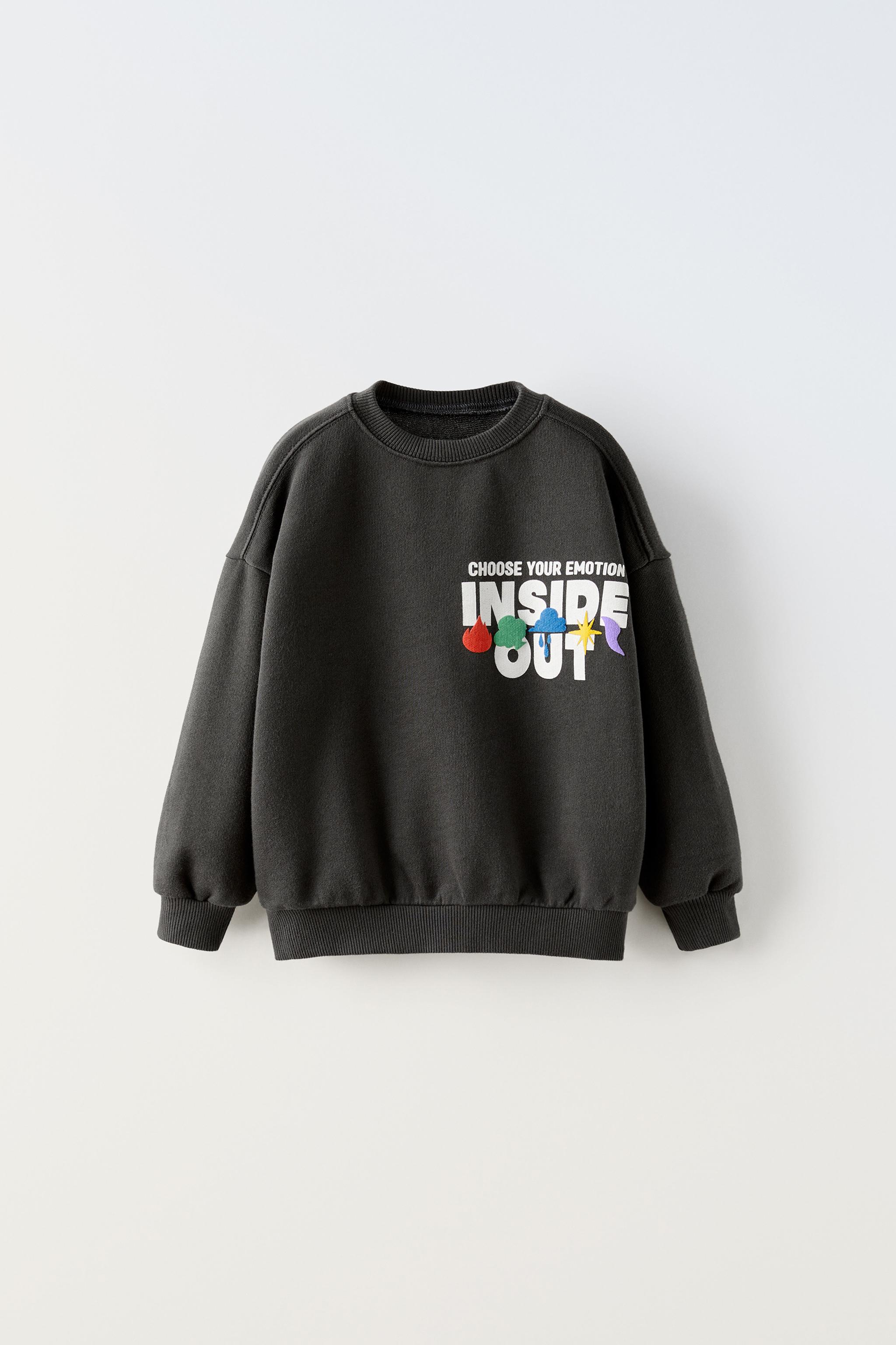 RAISED DETAIL INSIDE OUT DISNEY SWEATSHIRT