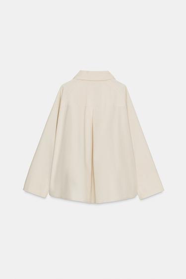CHEMISE OVERSIZE PLIS ZW COLLECTION - Pierre de Zara - Image 4