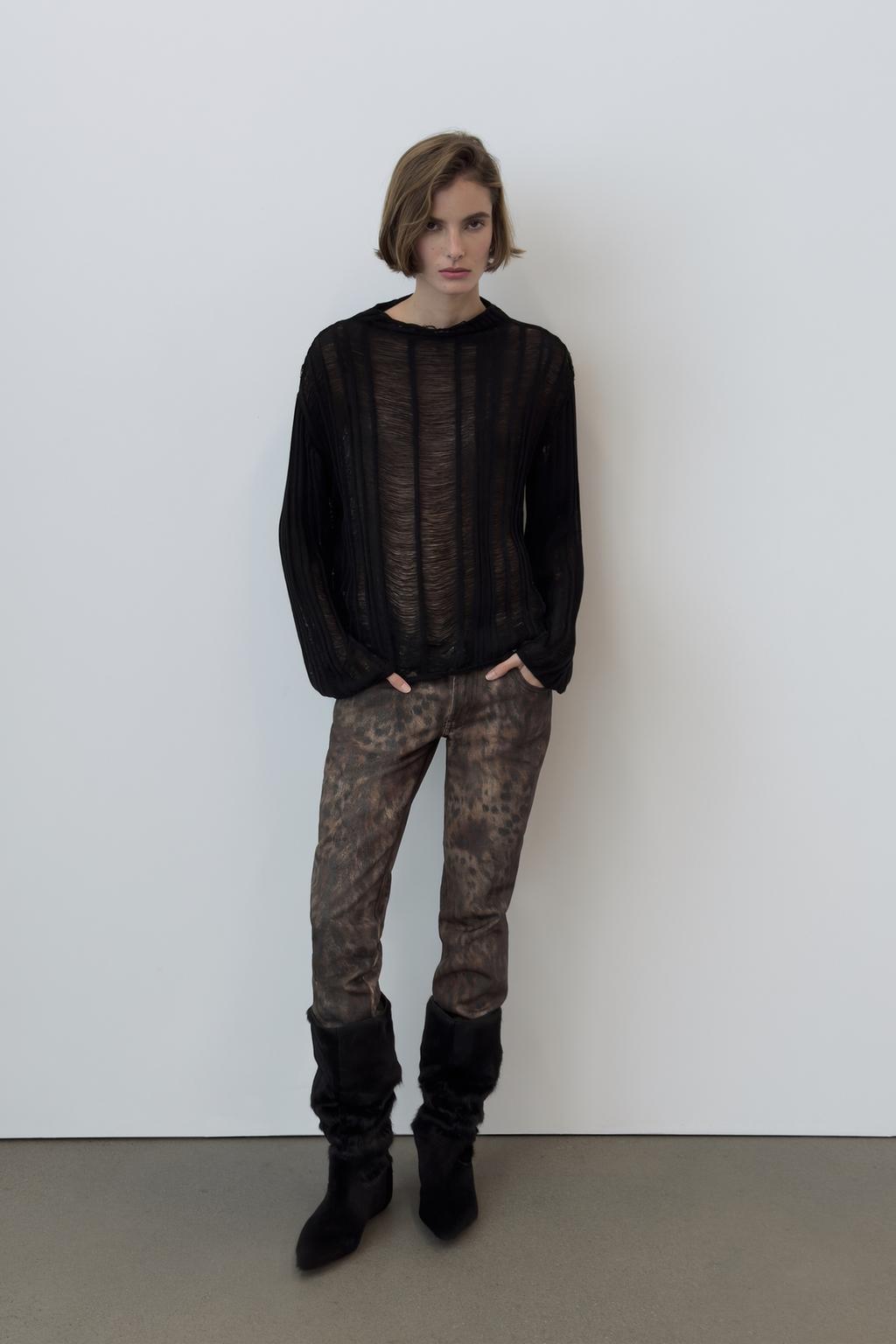 CATS OPENWORK KNIT JUMPER