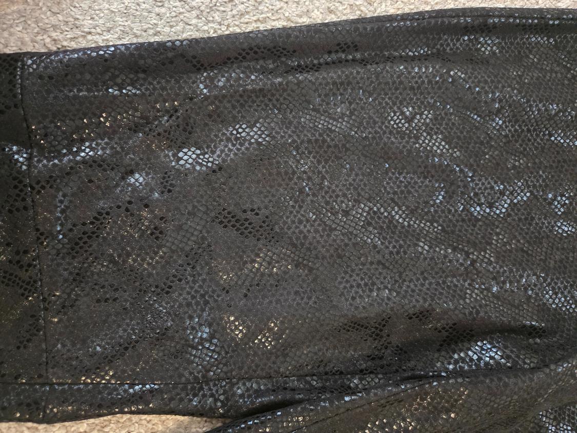 FAUX SNAKESKIN LEGGINGS - Image 3