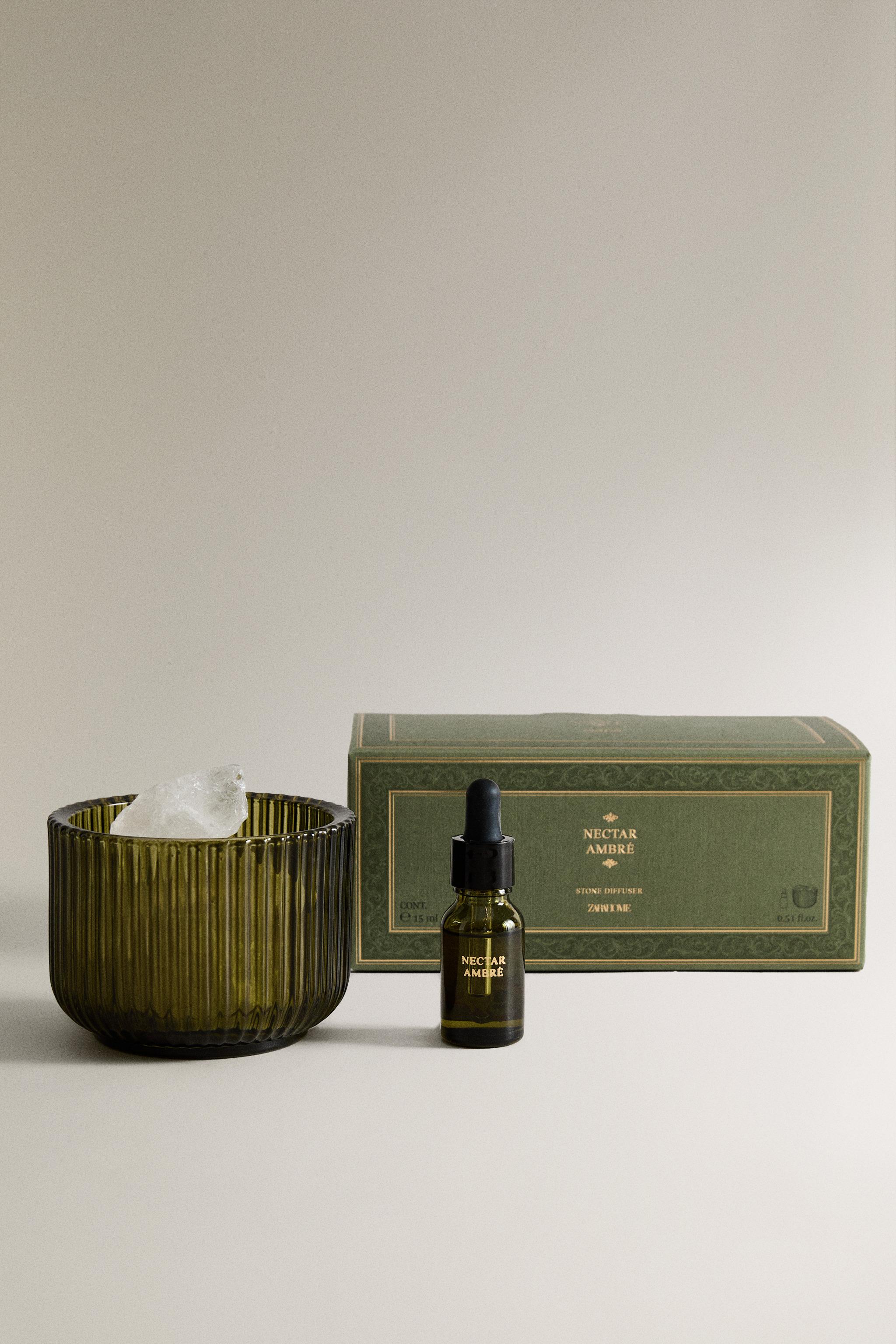 NECTAR AMBRÉ ESSENTIAL OIL AND STONES SET — Peach