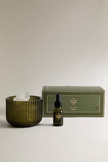 NECTAR AMBRÉ ESSENTIAL OIL AND STONES SET - Peach by Zara