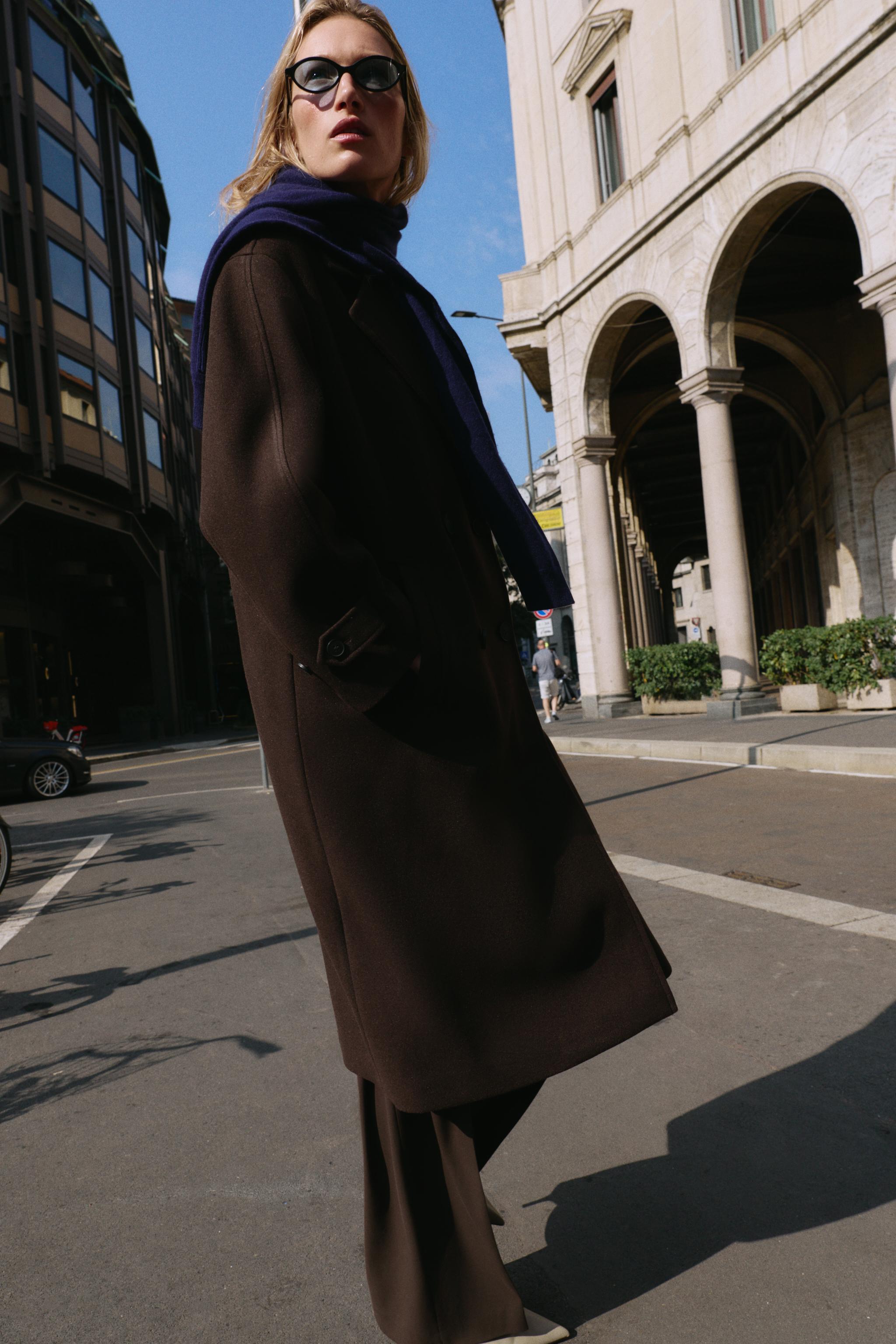 ソフトオーバーサイズコート - ベージュ | ZARA Japan / 日本
