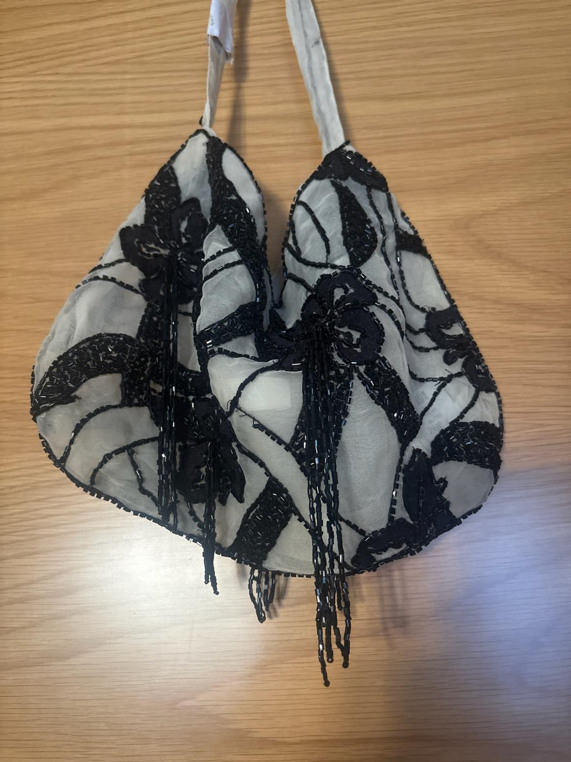 BEADED MESH BAG - Image 3