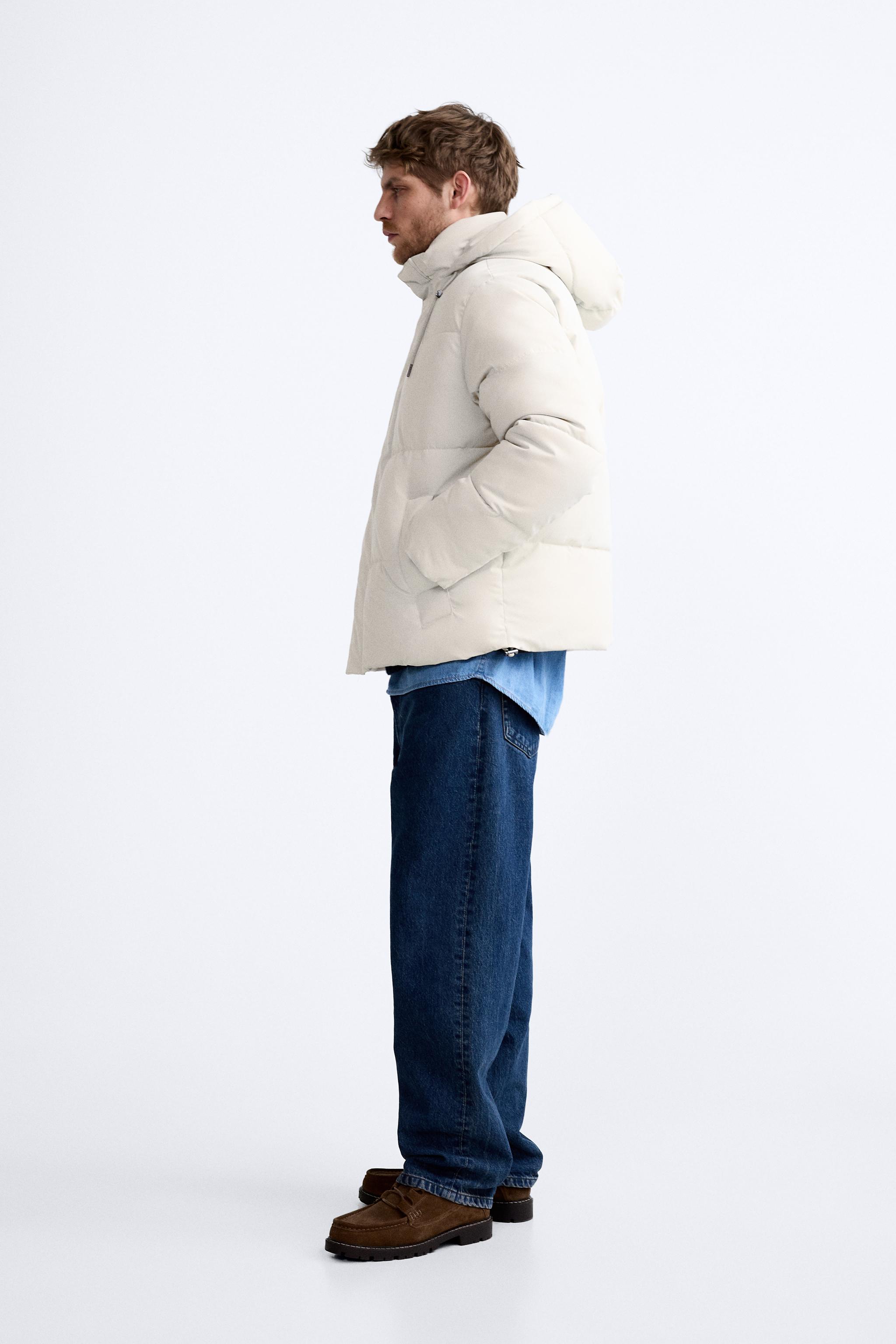 HOODED QUILTED JACKET - Sand | ZARA United States