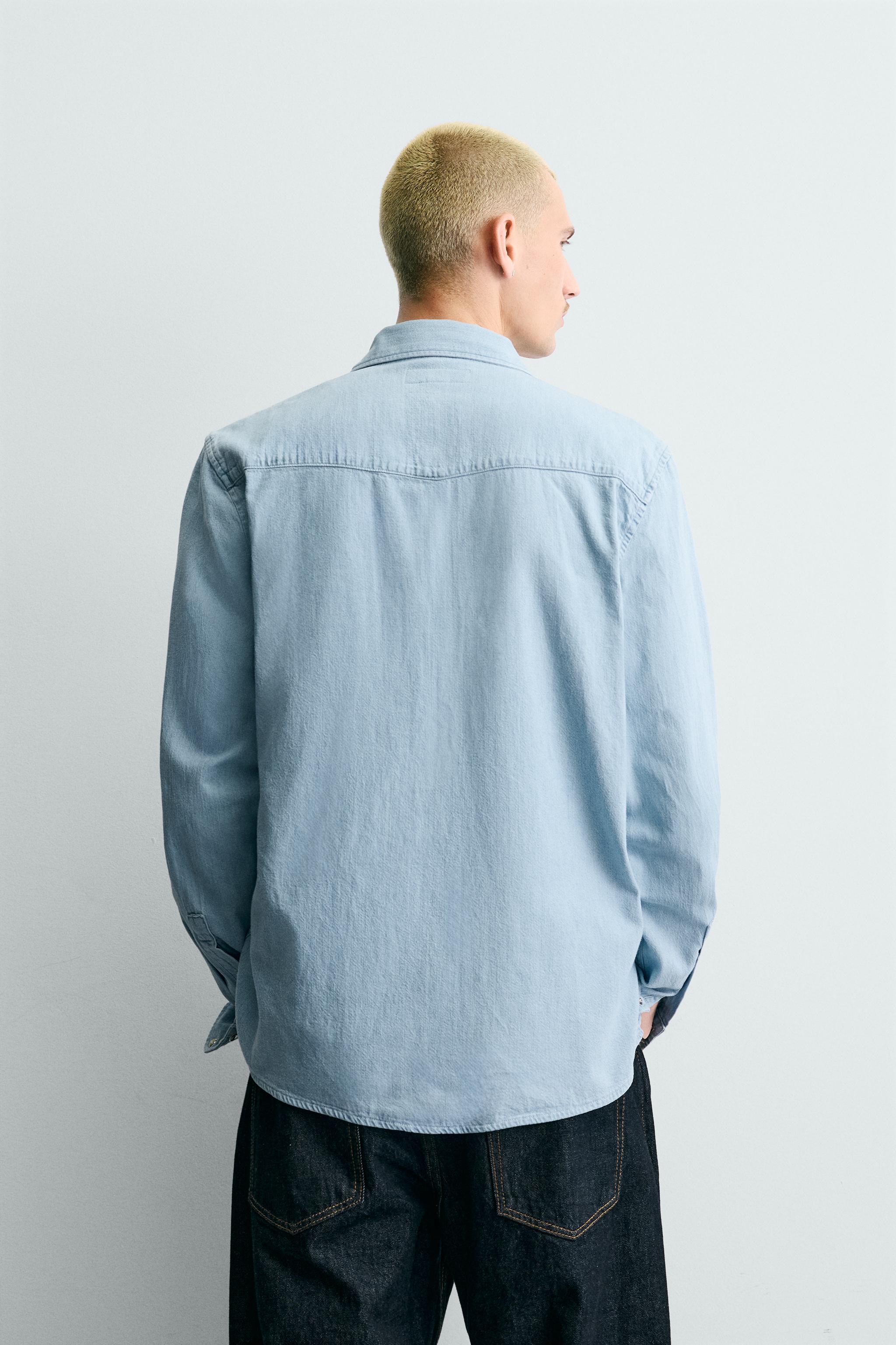 CHEMISE EN DENIM WESTERN