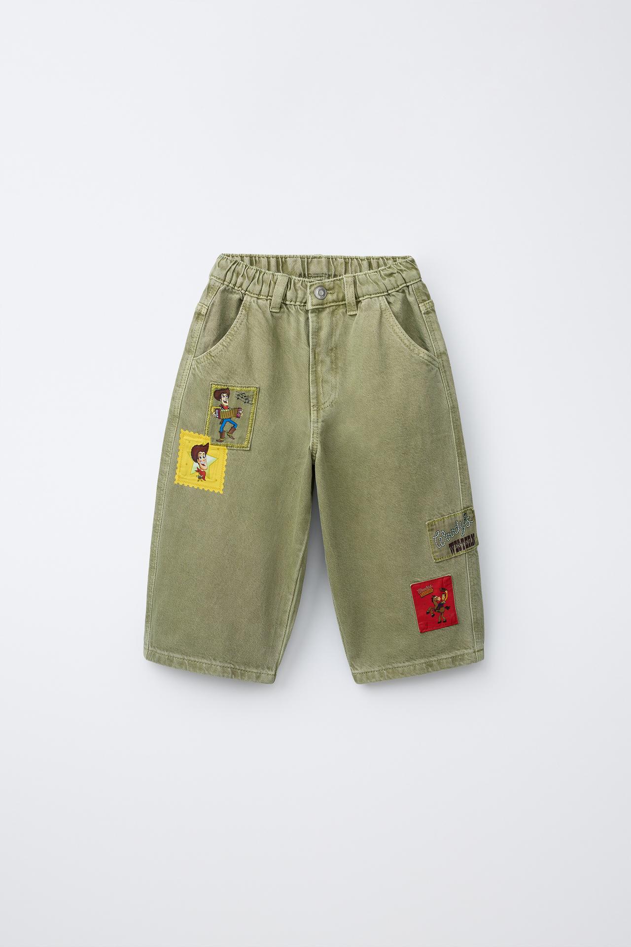 TOY STORY © DISNEY PIXAR BAGGY TWILL PANTS — Light khaki