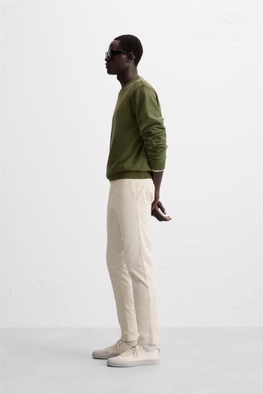 PANTALON CHINO SKINNY - Écru de Zara - Image 3
