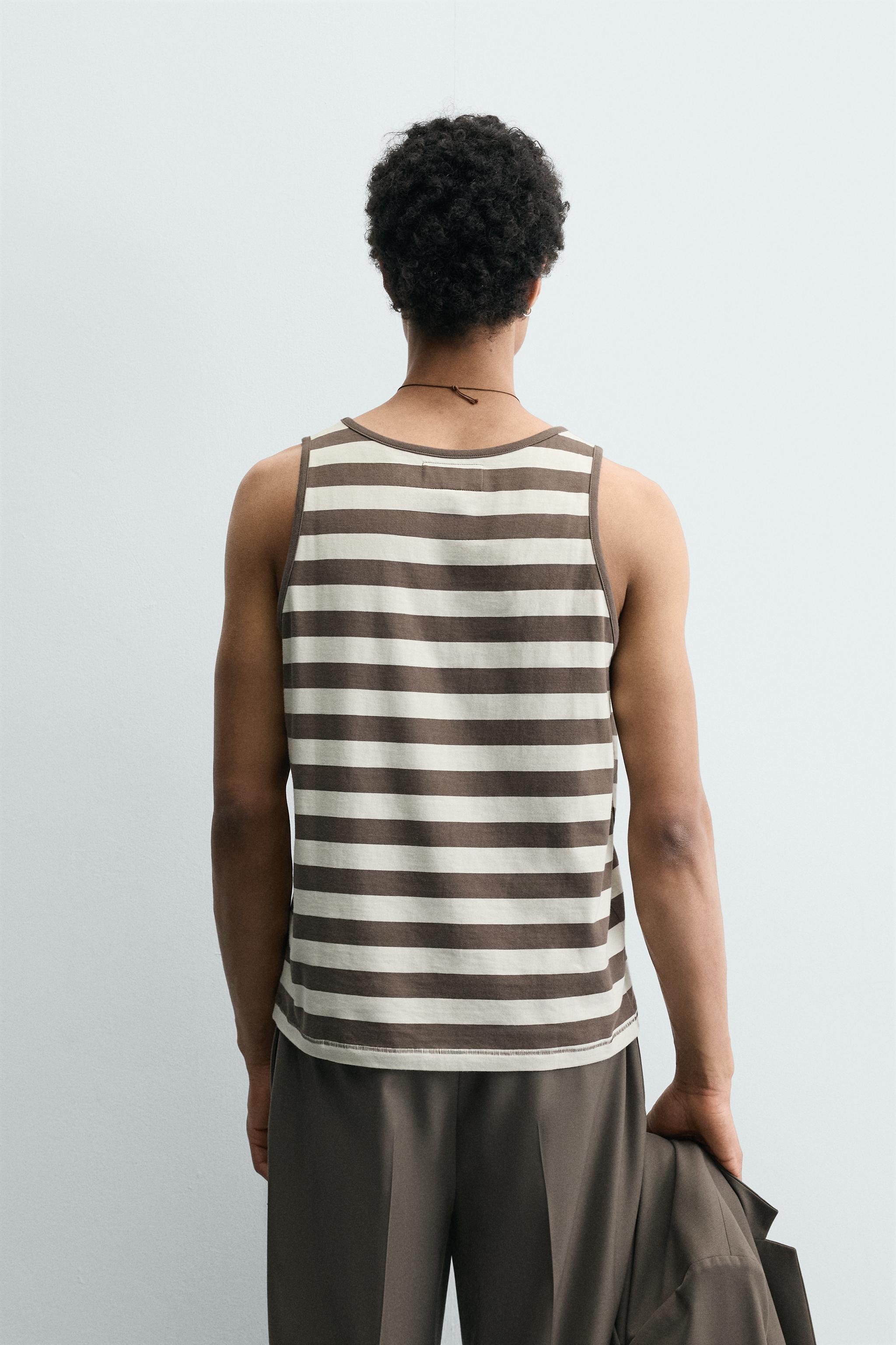 STRIPED TANK TOP SAMUEL DE SABOIA X ZARA - striped | ZARA South Africa