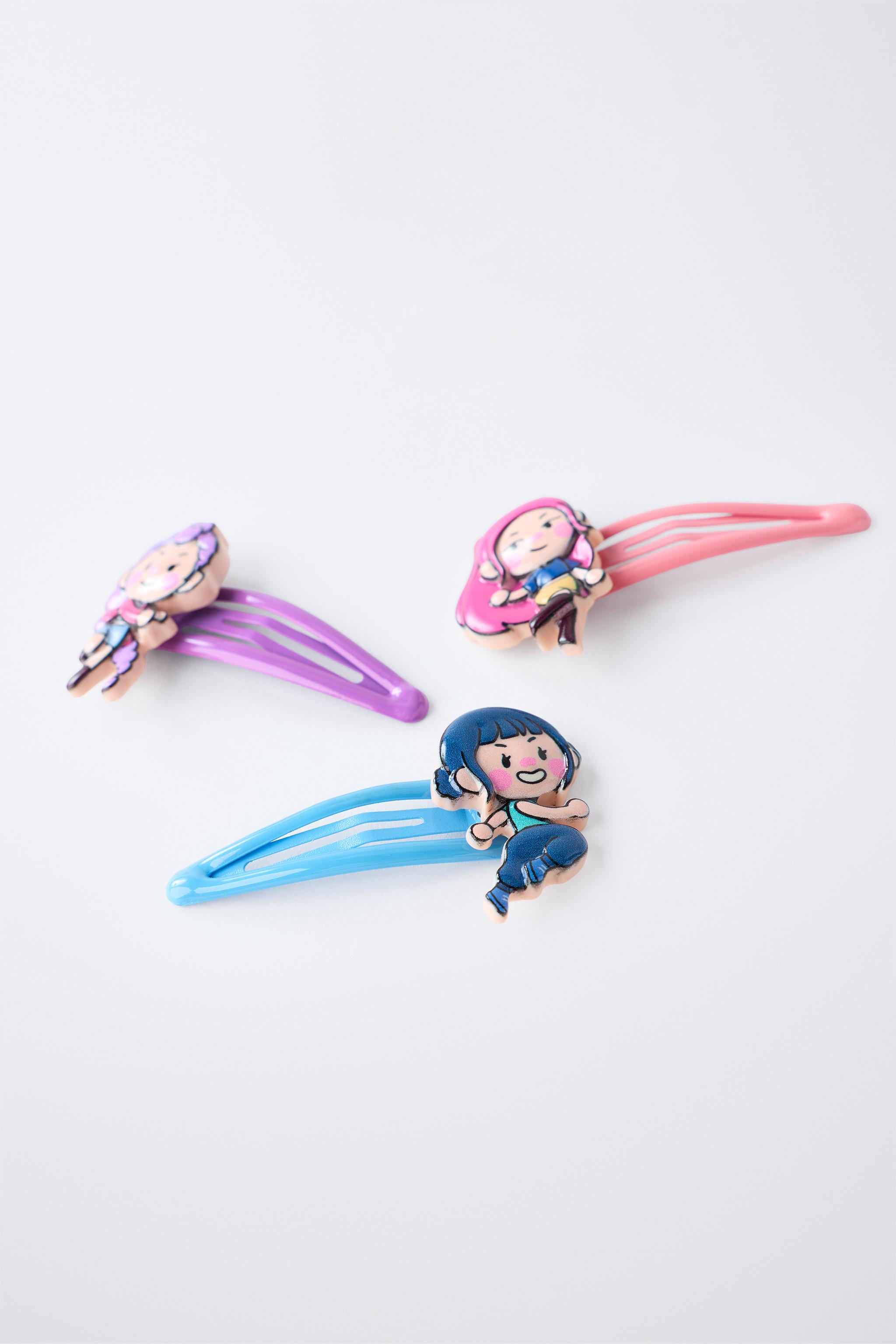 Детские аксессуары Zara KPOP DEMON HUNTERS™ NETFLIX © THREE-PACK HAIR CLIPS — фото 4