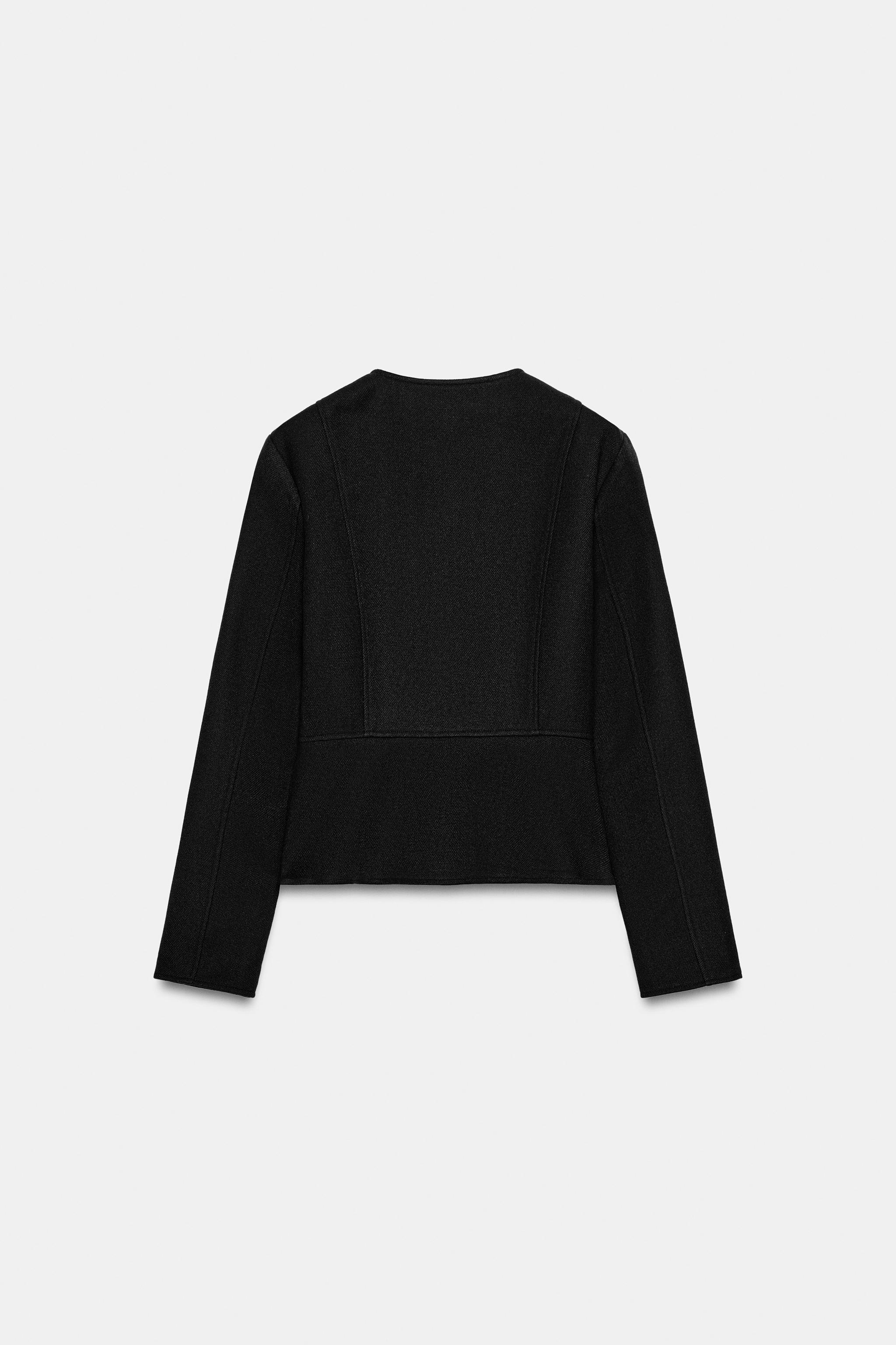 SOFT PEPLUM JACKET