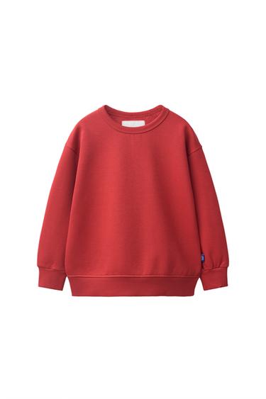 BASIC SWEATSHIRT - Red by Zara