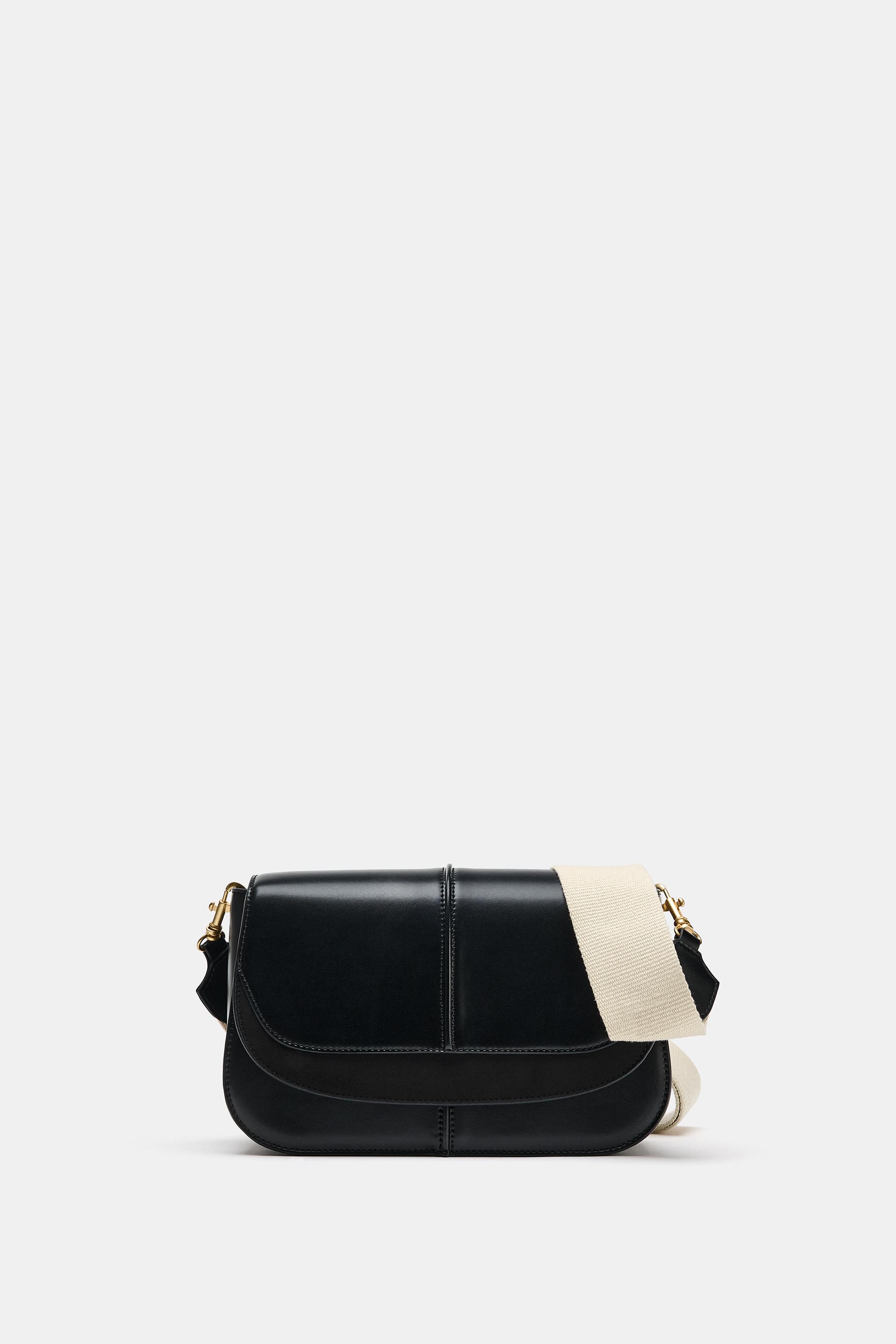 FLAP CROSSBODY BAG - Black | ZARA United States