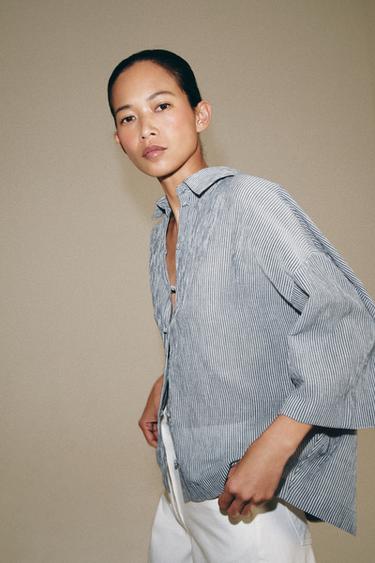 CAMISA MÀNIGA CURTA ZW COLLECTION - Marí de Zara