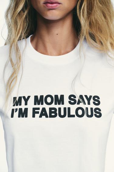 T-SHIRT INSCRIPTION - blanc de Zara - Image 3