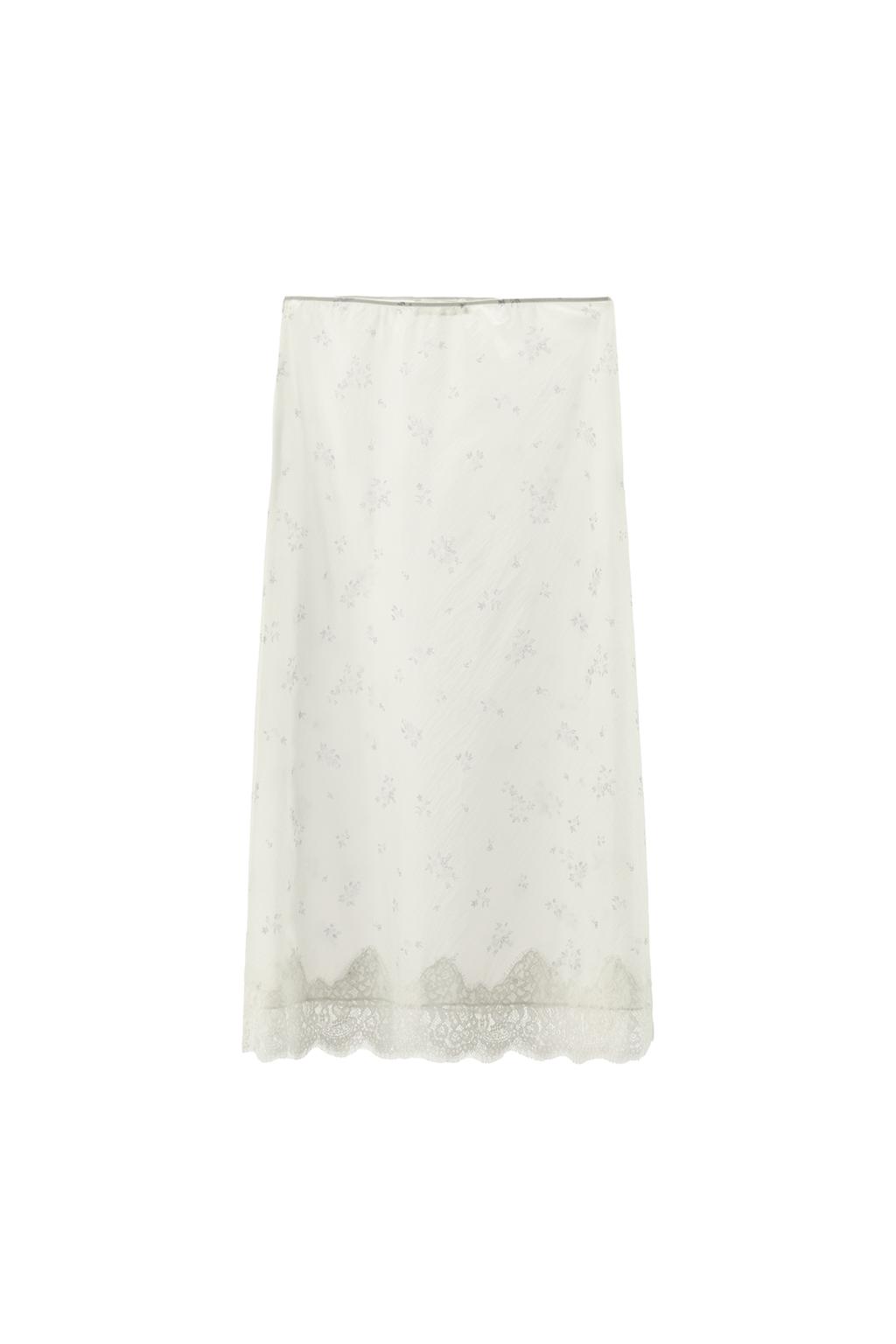 FLORAL NYLON SKIRT - image 3