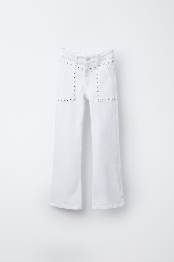 Zara Pantalones Vaqueros NiÃ±a Pantalones Campana NiÃ±a Zara