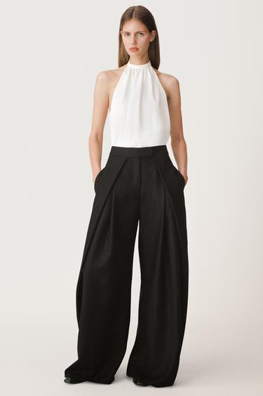 Zara HALTER TOP 50TH ANNIVERSARY - Oyster-white
