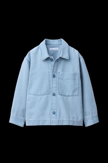 OVERSHIRT AUS CANVAS - Blau von Zara - Bild 0
