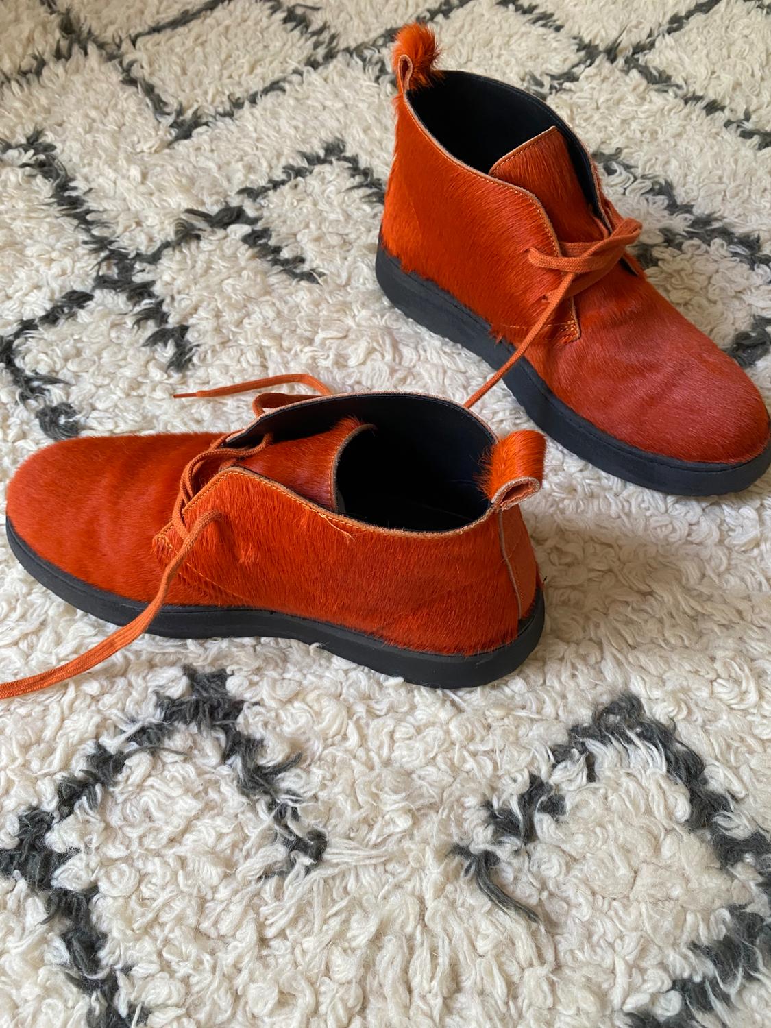 CLARKS® x ZARA leather ankle boots - Image 8