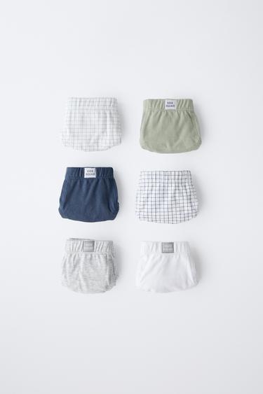 2-6 YEARS/ SIX-PACK OF CHECK BRIEFS - Multicoloured by Zara - Image 0