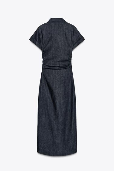 MIDIKLEID Z1975 DENIM - Blau von Zara