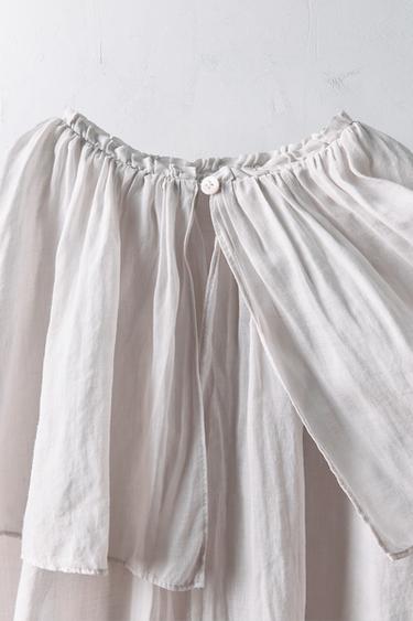 2-10 ANS/ CAPE 100 % RAMIE ÉDITION LIMITÉE - Gris perle de Zara - Image 2