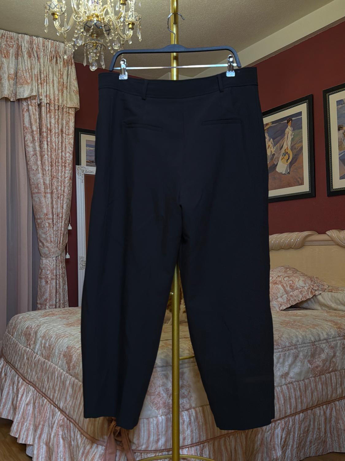 CARROT FIT TROUSERS WITH DARTS DETAIL - Image 4