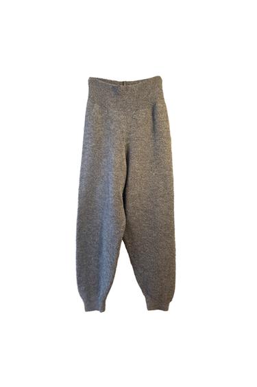 WOOL BLEND GRAY PANTS