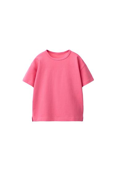 CAMISETA LISA - Vermello / Coral de Zara