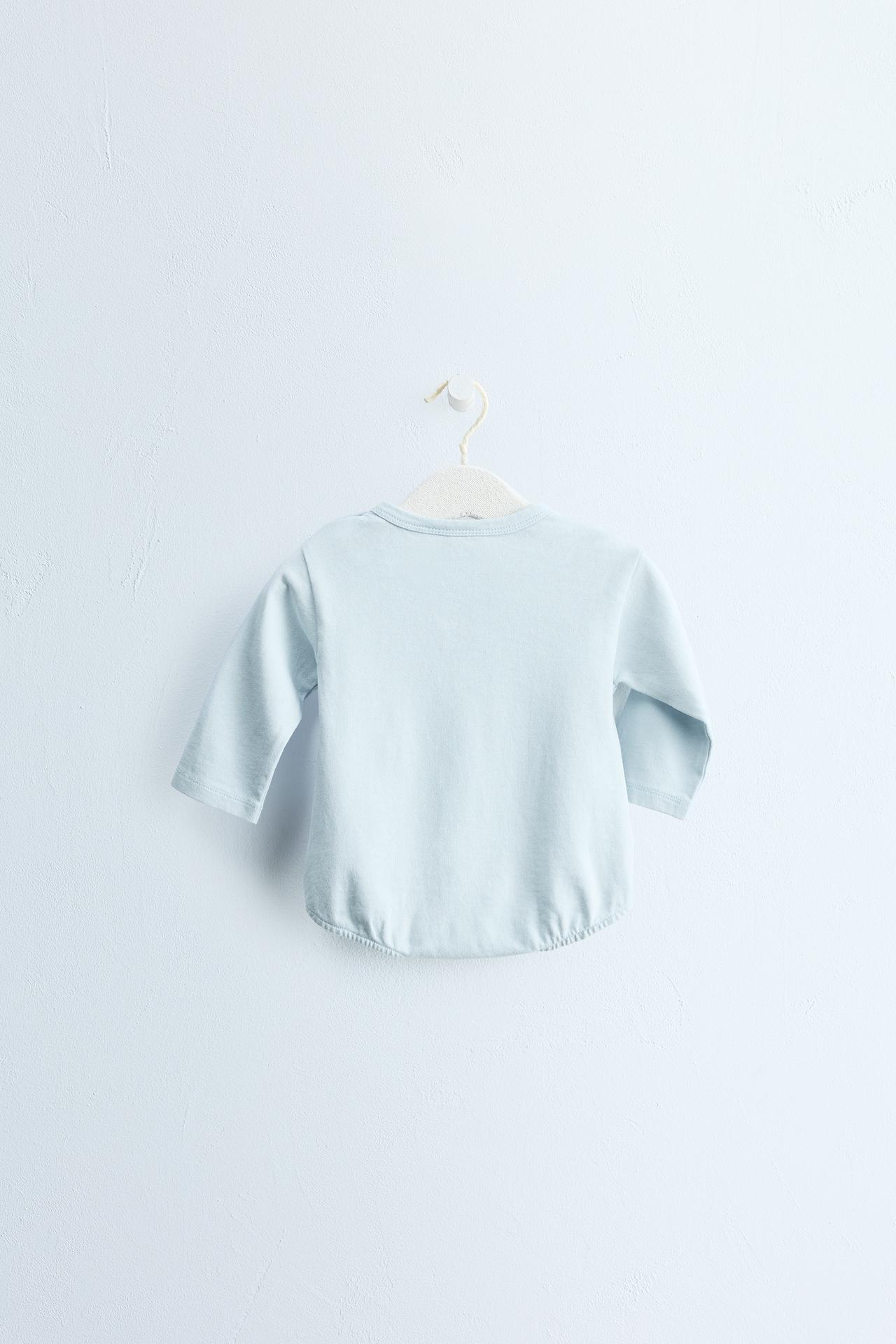 Zara Timeless - Solid-Color Bodysuit — Pastel blue
