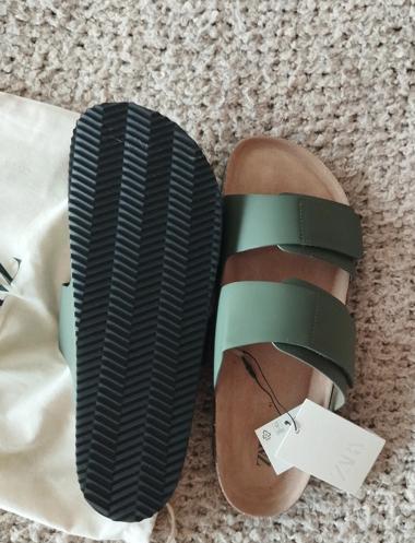 RUBBERISED DOUBLE STRAP SANDALS - Image 5