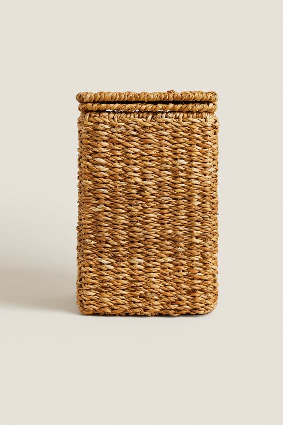 SQUARE BATHROOM TRASH CAN - Light beige | ZARA United States