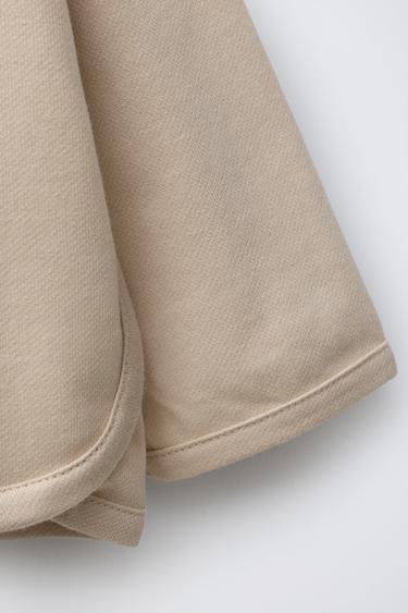 EMBROIDERED T-SHIRT - Light beige by Zara - Image 3