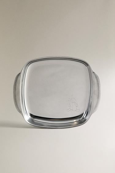 CHILDREN'S RABBIT METAL PLATE - Steel by Zara - Image 0